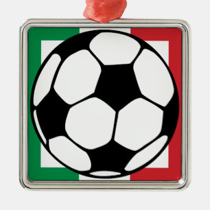 futbol. italia-Quadrat. Ornament Aus Metall