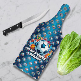 Futbol Mama Soccer Ball Muster Schneidebrett