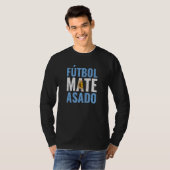 Futbol Mate Asado, Argentinien T-Shirt (Vorne ganz)