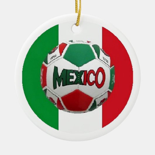 FUTBOL MEXIKO KERAMIKORNAMENT (Vorne)