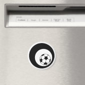 futbol. schwarze Kreise. Magnet (In Situ (Geschirrspüler))