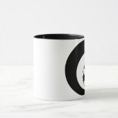 futbol. schwarze Kreise Tasse (Zentrum)