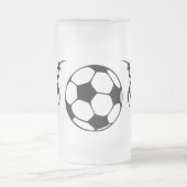 Futbol. Stamm. Mattglas Bierglas (Mittel)