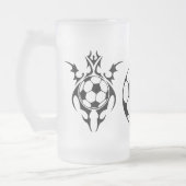 Futbol. Stamm. Mattglas Bierglas (Links)