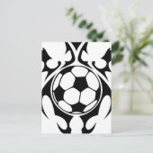 Futbol. Stamm. Postkarte (Stehend Vorderseite)