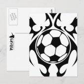 Futbol. Stamm. Postkarte (Vorne/Hinten)