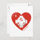 Fútbol Suiza SWITZERLAND Soccer National Team 2014 Postkarte (Vorne/Hinten)