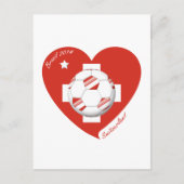 Fútbol Suiza SWITZERLAND Soccer National Team 2014 Postkarte (Vorderseite)