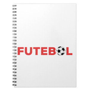 Futebol Football Soccer Notizblock