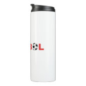 Futebol Football Soccer Thermosbecher (Nach rechts gedreht)