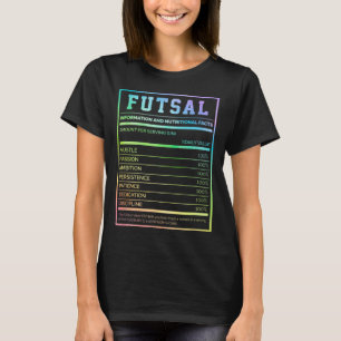 Futsal-Informationen und Nährwertangaben Footbyll T-Shirt