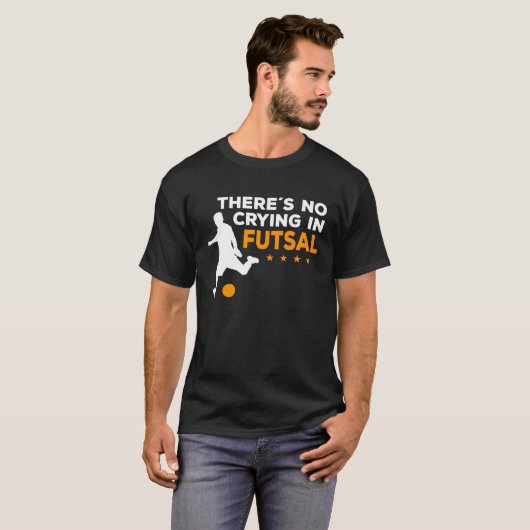 Futsal Player In Futsal gibt es keine Würfel T-Shirt (Vorne ganz)