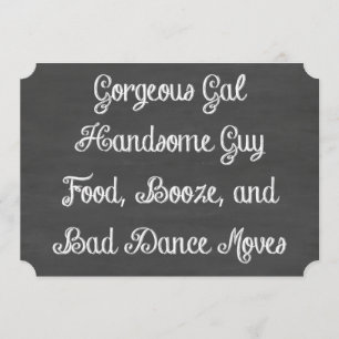 Futter, Booze und schlechter Tanz bewegen sich auf Einladung