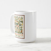 Futter Gerechtigkeit! Vintage Kunst Kaffeetasse (Vorderseite Links)