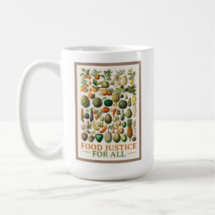 Futter Gerechtigkeit! Vintage Kunst Kaffeetasse