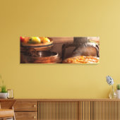 Futter - Kuchen - Mama-Kuchen Leinwanddruck (Insitu (Wohnzimmer))