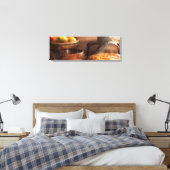 Futter - Kuchen - Mama-Kuchen Leinwanddruck (Insitu (Schlafzimmer))