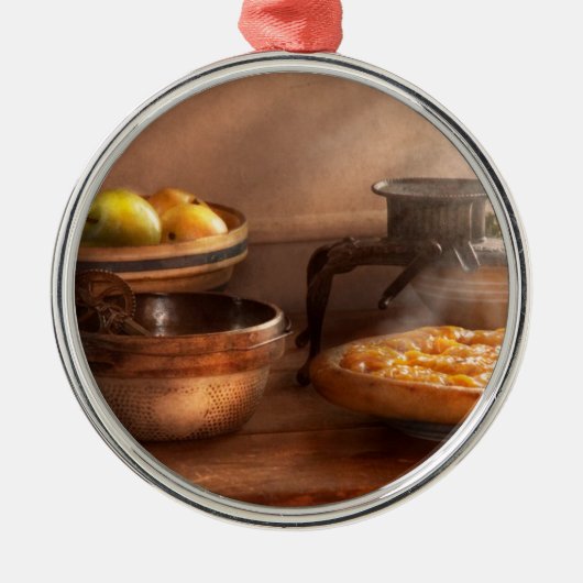 Futter - Kuchen - Mama-Kuchen Ornament Aus Metall (Vorne)