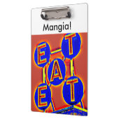 Futter/Mangia Klemmbrett (Links)
