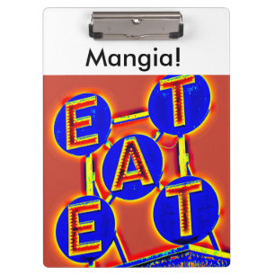 Futter/Mangia-Zwischenablage Klemmbrett