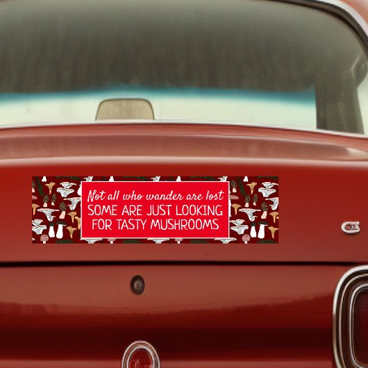 Futter Pilze Jäger Fun Fungi Funny Original Autoaufkleber