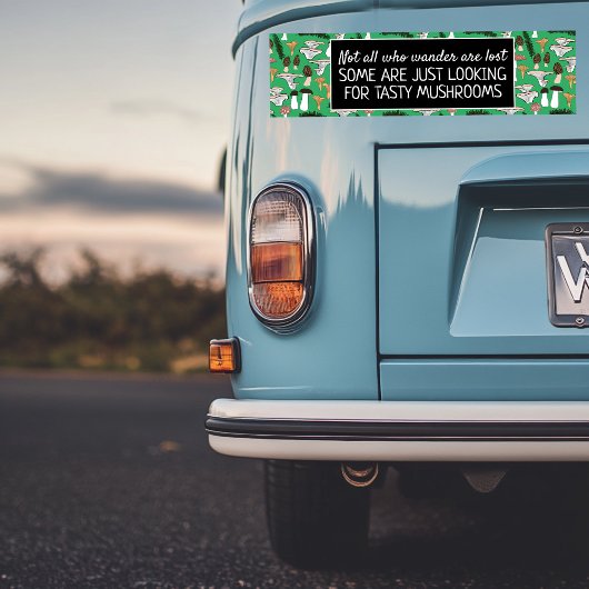 Futter Pilze Jäger Fun Fungi Funny Original Autoaufkleber