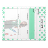 Füttere dich nicht selbst _Drogenkarte Notizblock (Vorderseite)