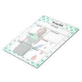 Füttere dich nicht selbst _ ernährende Fähigkeiten Notizblock (angewinkelt)