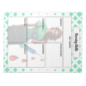 Füttere dich nicht selbst _ ernährende Fähigkeiten Notizblock (Vorderseite)