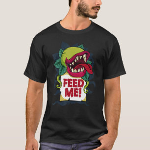 Füttere Mich Faules Halloween-Kostüm Monster Pflan T-Shirt