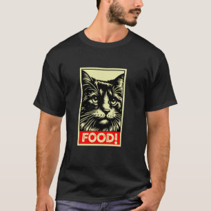 Füttere mich jetzt! Cranky Kitten Lustiges hungrig T-Shirt