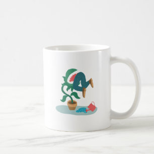 füttere mich Venusfliegenfalle Kaffeetasse