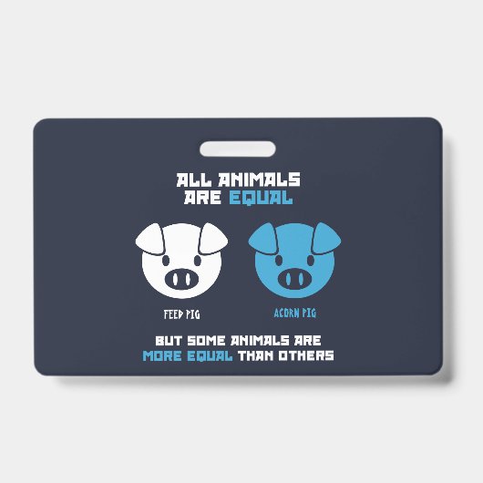 Füttere Schwein, Eichel  Ausweis (Vorderseite)