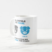 Füttere Schwein, Eichel Kaffeetasse (Vorderseite Links)