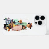 FUTTERFAMILIEN EXTRAVAGANTE TIERE iPhone HÜLLE (Rückseite (Horizontal))