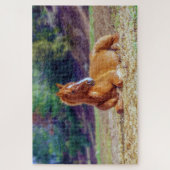 Futterfohlen Puzzle (Vertikal)
