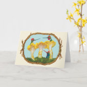 Futterkarte für Kolibris Karte (Gelbe Blume)