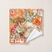 Futtermittel für Pilzhandtuch Badhandtuch Set (Waschlappen)