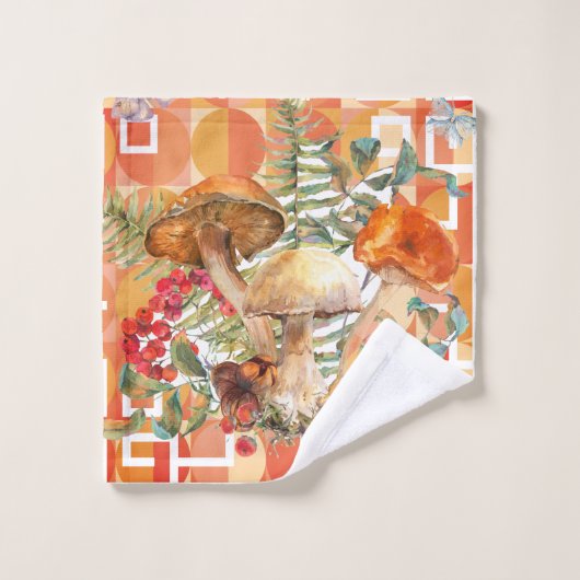 Futtermittel für Pilzhandtuch Badhandtuch Set (Waschlappen)