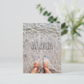 FUTTERMITTEL IN DER OZEANKARTE POSTKARTE (Stehend Vorderseite)