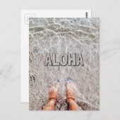 FUTTERMITTEL IN DER OZEANKARTE POSTKARTE (Vorne/Hinten)