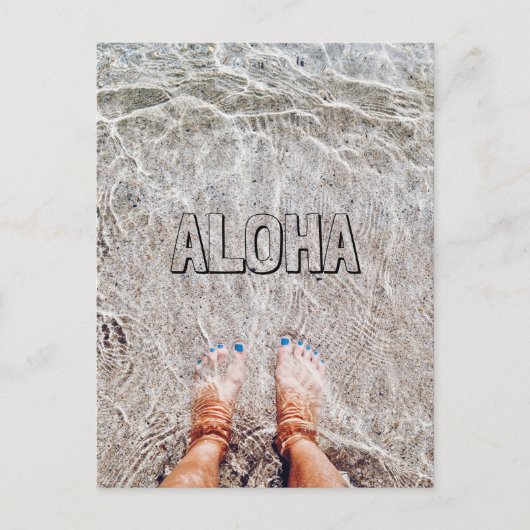 FUTTERMITTEL IN DER OZEANKARTE POSTKARTE (Vorderseite)