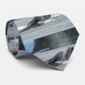 Füttern der Buckel-Wale Krawatte (Gerollt)