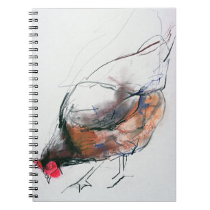 Füttern der Henne Trasierra 1998 Notizblock