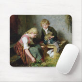 Füttern der Kaninchen Mousepad (Mit Mouse)