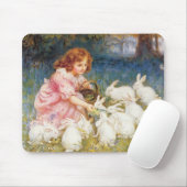 Füttern der Kaninchen Mousepad (Mit Mouse)