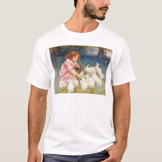 Füttern der Kaninchen T-Shirt (Vorderseite)