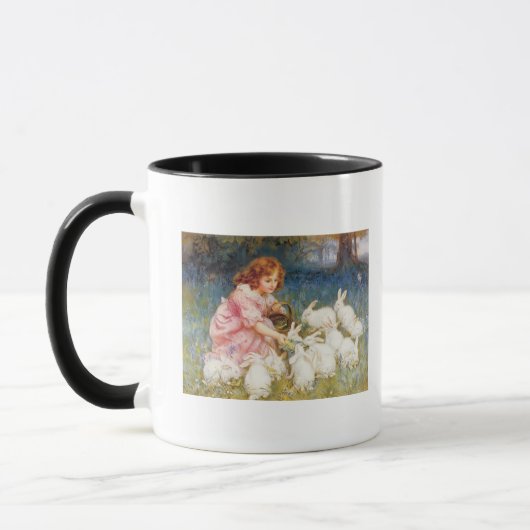 Füttern der Kaninchen Tasse (Links)