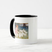 Füttern der Kaninchen Tasse (Vorderseite Links)