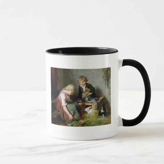 Füttern der Kaninchen Tasse (Rechts)